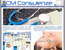 Tablet Screenshot of cmconsulenze.it